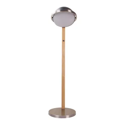 Mid Century Wooden Adjustable Floor Lamp