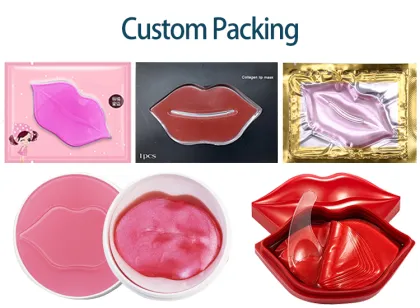 Korea Whitening Plump Lip Mask Hydrogel Peach Lip Mask