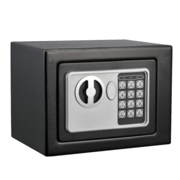 Portable Steel Security Box with Electronic Keypad: Perfect for Storing Cash and Jewelry