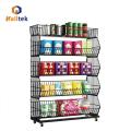 Wire Mesh Contianer Dismountable Supermarket Promotion cage with Wheels Factory