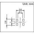 Small Two-way Action Switch without Positioning Pin