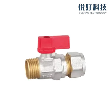 Maniglia in acciaio inossidabile per valvola gas diritta PN20