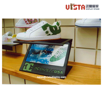 Custom Metal Shoe Display Stands with Advertising Player