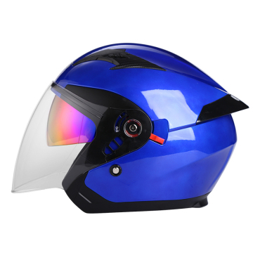 Wholesale DOT Certified 3/4 Open Face Motorcycle Helmets with Dual Visor