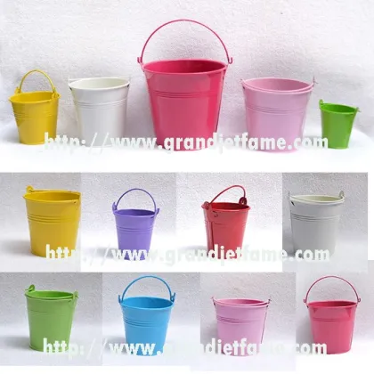 color garden galvanized iron bucket