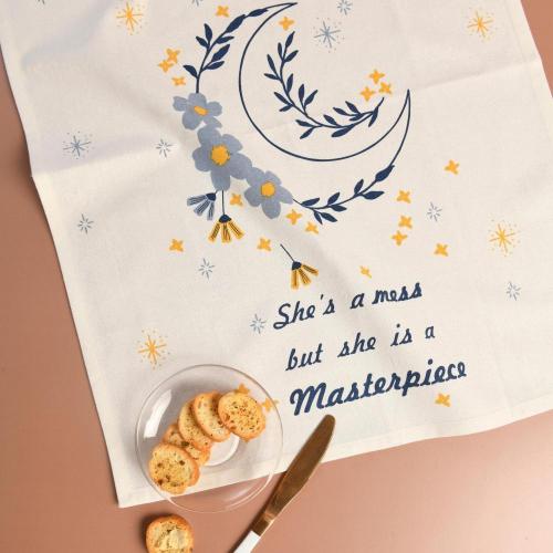 Digital Printed Kitchen Dish Cloth Towel Digital Printed Cotton Tea Kitchen Dish Cloth Towel Factory