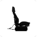140M Motor Grader Operator Suspension Seat 421-1286/4211286