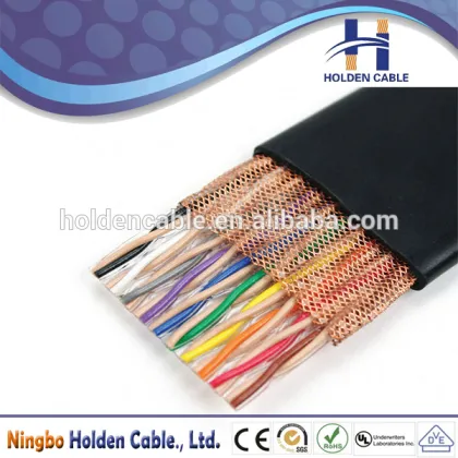 Flexible flat cable PVC insulated electrical flexible flat cable