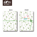 Custom flamingo style soft-cover notebook