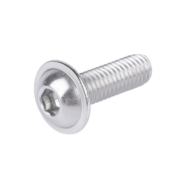 High Quantity M6x10mm Hexagon Socket Button Head Screws with Collar - ISO 7380-2 Standard