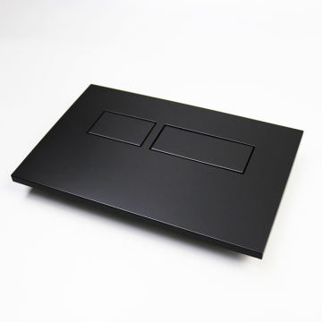 Tangki air tersembunyi tandas plat flush matte butang tandas hitam