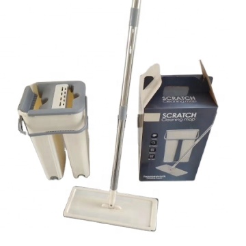 High-Quality Portable Water Mop with Steel and Plastic Handle