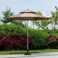 Parasol extérieur de parasol de jardin en porte-à-faux de 2,7 mètres
