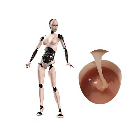 Human Body Silicone for Humanoid Robot Reception