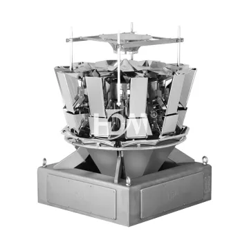 Large Volume Bucket Dimple Body Salad Multihead Weigher Machine