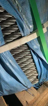 Wire rope for tying smooth wire rope