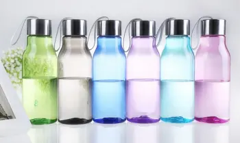 Portable travel glass bottles