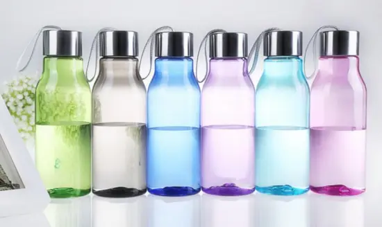Portable travel glass bottles