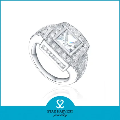 High quality zircon stone wise boss ring
