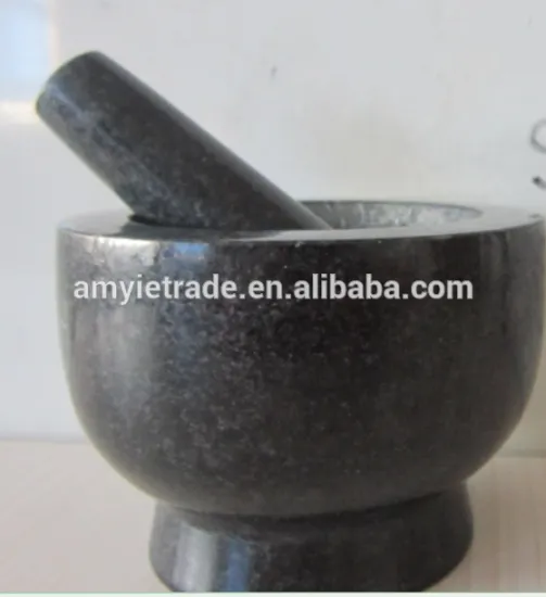 mortar and pestle set, natural stone mortar and pestle