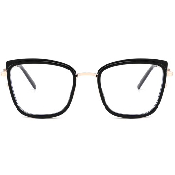 Custom Logo TR Metal Design Anti-Blue Light Optical Glasses: Factory Wholesale Offer
