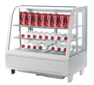 adjustable temperature controller countertop display refrigerator