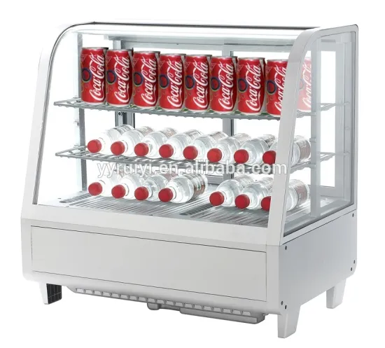 adjustable temperature controller countertop display refrigerator