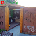 Corten Steel Ornament Screen Panel