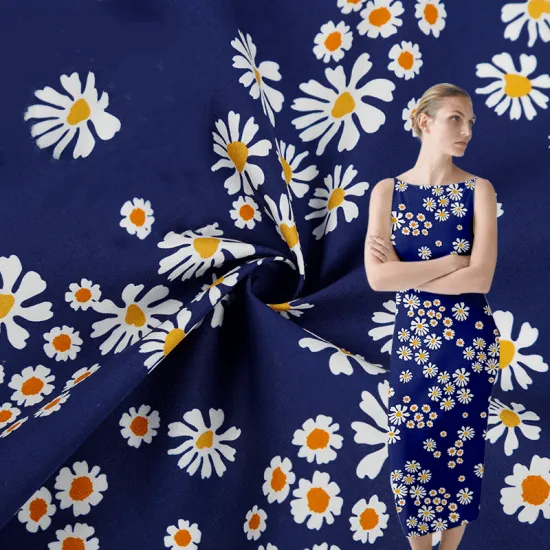 Custom Digital Printing 100% Cotton Poplin Fabric