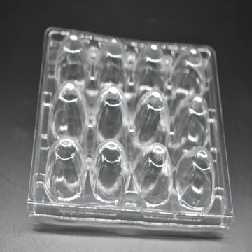 High Quality Clear Plastic Quail Egg Tray 12 Holes