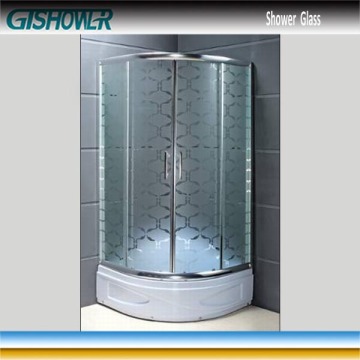 Tempered Shower Glass (Acid No 9)