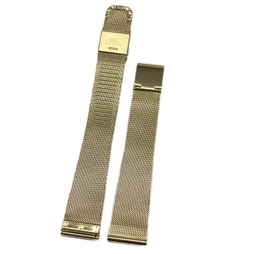 Stainless Steel Mesh Watch Band With Buckle