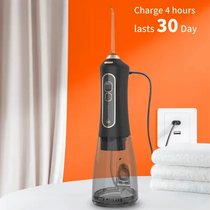 Portable USB Rechargeable Electric Water Flosser IPX7 Waterproof Dental Floss