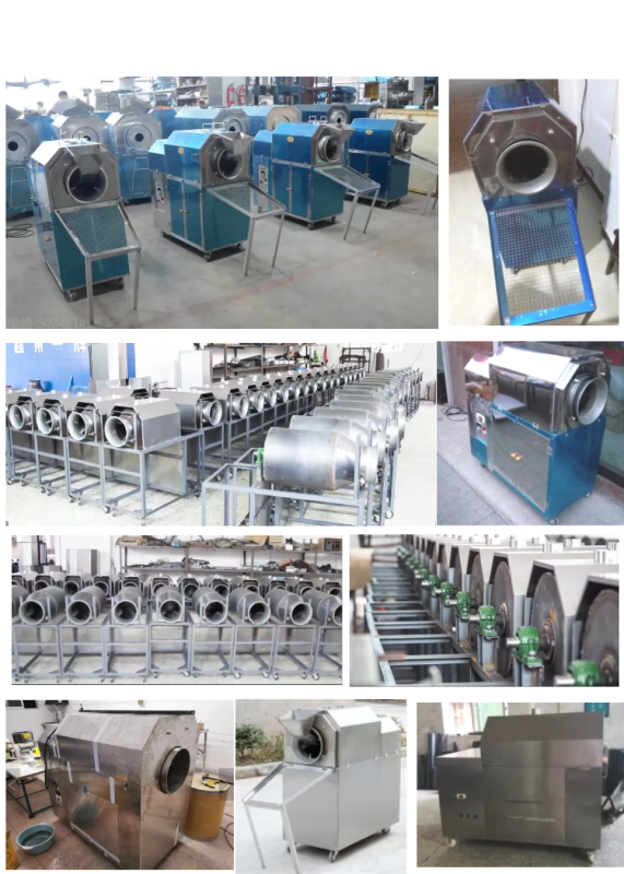 Small Scale Portable Honey Roasted Peanut Tumbling Roasting Oven Machine in South Africa