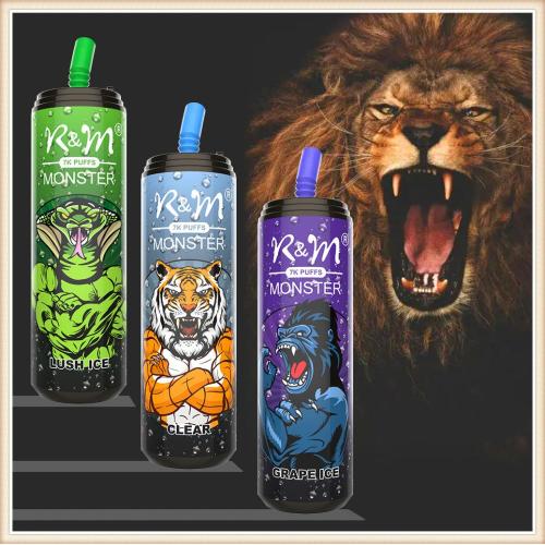 Kit de vape descartável R&amp;M Monster 7000 Puffs Box