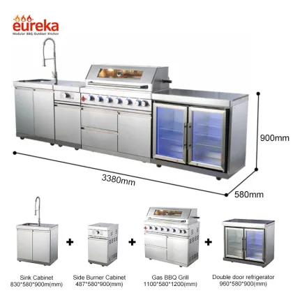 Modern BBQ Island Stainless Steel Kitchen Cabinets Price Mobile Home Kitchen Cabinets Kitchen Accessories Cabinet