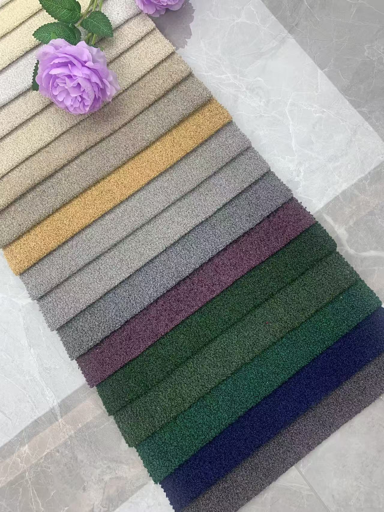 Soft bouclé fabric