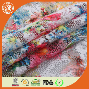 Elegant polyester fabric for wedding dress lace