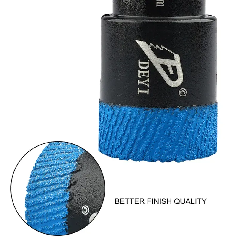 M14 Vacuum Brazed Diamond Tile Core Drill Bit for Porcelain