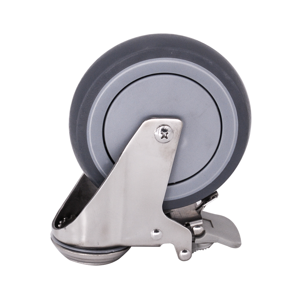 Lỗ bu lông 5 inch caster với phanh