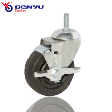 3 Inch Np Antistatic Casters Side Brake Wheel