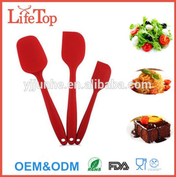 Heat Resistant 3-piece Kitchen Utensil Set Silicone Spatula, Food Grade Silicon Spatula set