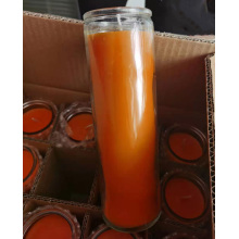 7 -дзённыя шкляныя слоікі для рэлігійных свечак