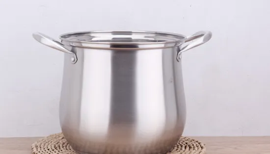 Stainless Steel Soup Pot Double Bottom