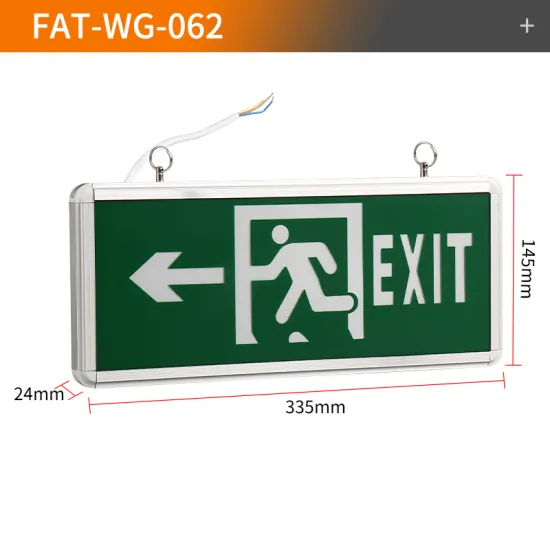 Single or double sided exit light