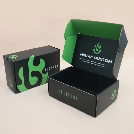Custom Corrugated Paper Boxes for Cosmetics, Perfume, Clothing Packaging and Shipping
