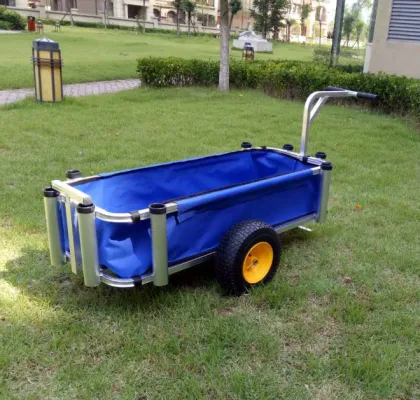 Pneumatic Wheel Lightweight Fishing Cart