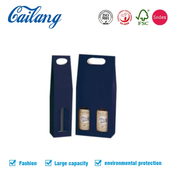 Carrier Wine Gift Box With Handle