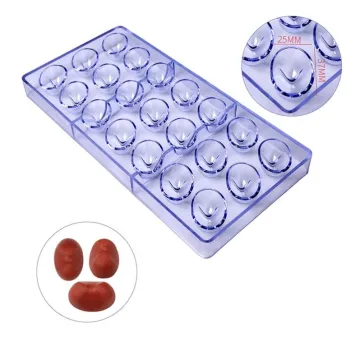 3D Plastic Chocolate Mold: Polycarbonate Cupcake Chocolate Mold
