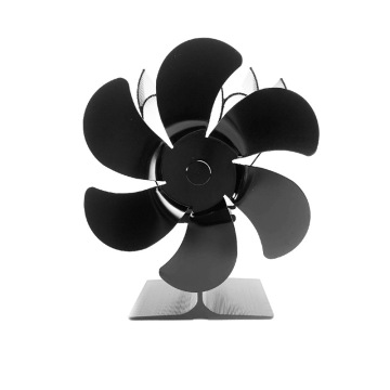 Circulating Airwood: Fuel Efficient 6-Blade Heat Powered Fan for Wood Stoves, Log Burners & Fireplaces
